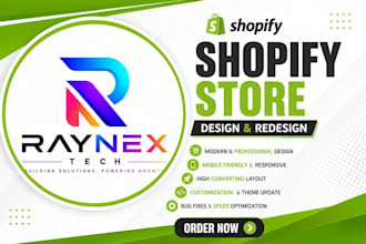 shopify store design  shopify or dropshipping store