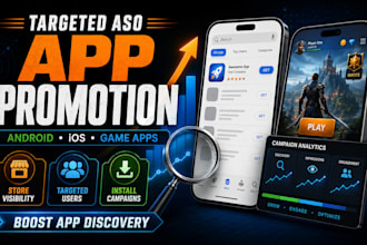 improve app visibility with targeted aso mobile app promotion game app promotion