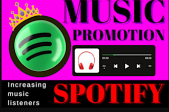 usa spotify music promotion, spotify track promotion, spotify music listeners