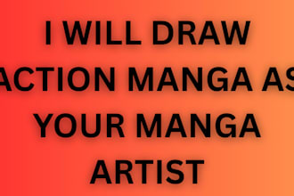 draw dynamic action manga and comic pages as you manga artist