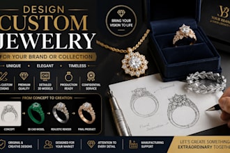design custom jewelry for your brand or collection
