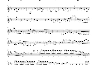 transcribe woodwind section from the song