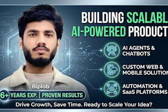 build ai website, ai mobile app, full stack website development