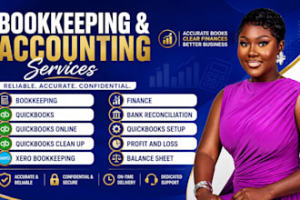 do UK bookkeeping, accounting, quickbooks, xero and vat return