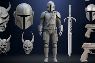 sculpt and model professional 3d characters in blender and zbrush