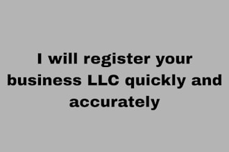 register your business llc quickly and accurately