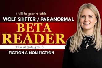beta reader wolf shifter, paranormal, alpha beta reader, beta reader fantasy