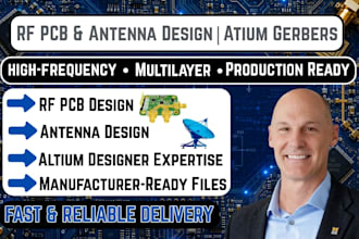 design rf pcb, multilayer pcb, and antenna with altium designer