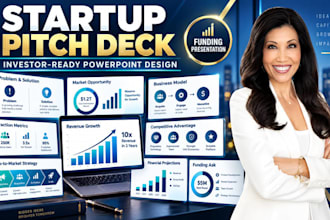 design startup investor pitch deck do powerpoint presentation pitch deck design