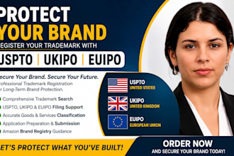 register your trademark with uspto, ukipo, and euipo