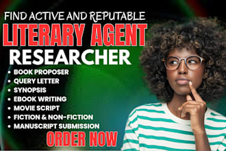 write literary agent query letter, book proposal, synopsis, critique manuscript