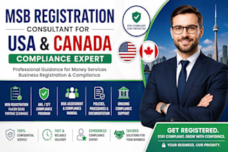 be your msb registration consultant for USA and canada compliance