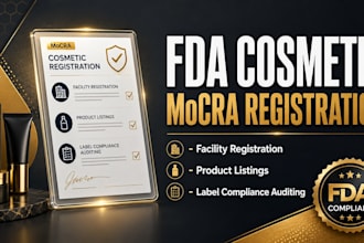 fda cosmetic registration and mocra product listing compliance
