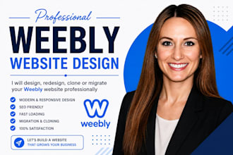 design redesign clone or migrate your weebly website professionally