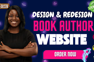 create an author website, book author website, ebook website for authors