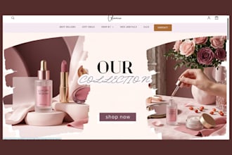 design skincare store beauty store shopify store cosmetics store beauty website