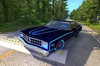 develop beamng drive and assetto corsa custom mods