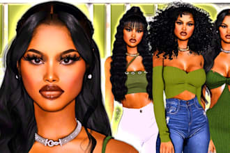 create unique custom sim, sim for sim 4, design cc mods, sims, sim 4,  cc