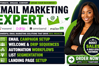 do moosend drip omnisend email marketing mailerlite sequence automation expert