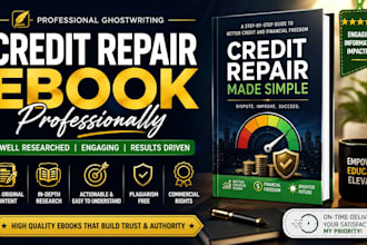 ghostwrite your credit repair ebook professionally