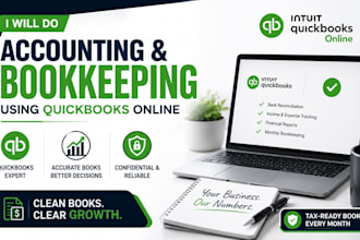 accounting and bookkeeping using quickbooks online