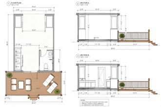 design pergola, deck, patio, gazebo, porch and provide structural permit drawing