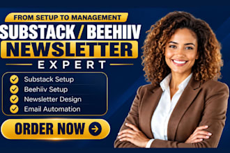 substack setup manage substack newsletter and setup beehiiv newsletter