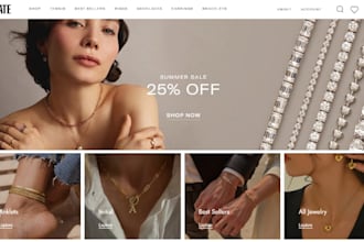 design jewelry shopify store, shopify jewelry website shopify dropshipping store