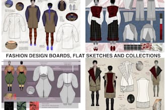 create fashion designs from concept to collection