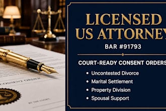 draft your uncontested divorce consent order separation letter professionally