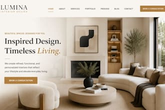 build squarespace interior designer website home decor website portfolio website