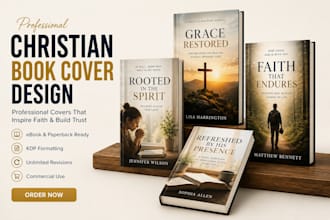 design ebook cover religious memoir christian book cover design kdp cover design