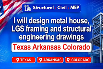 design metal house, lgs framing and structural engineering drawings texas ar co