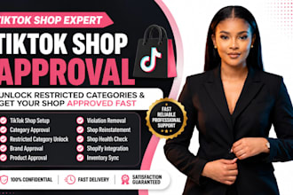 approve tiktok shop category unlock restricted products fix shop approval fast