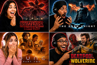 design eye catching youtube reaction thumbnails