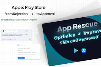 rescue your vibe coded mobile app optimise it and ship it