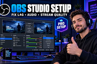 setup and optimize obs for live streaming and recording