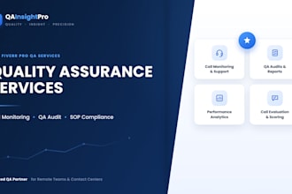 provide professional quality assurance and call monitoring services