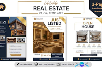 design editable canva instagram carousal posts and social media templates