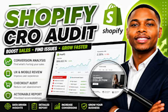 audit shopify store conversion rate optimization with user experience and sales