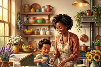 illustrate african american children book, picture book and book cover
