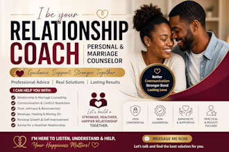 be your relationship coach, personal and marriage counselor, advice
