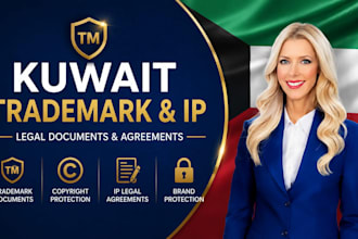 prepare kuwait trademark application documents and IP agreements