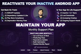 maintain and update your android app monthly