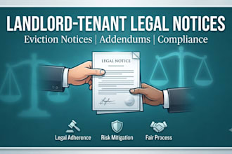 prepare professional landlord tenant legal agreements and notices