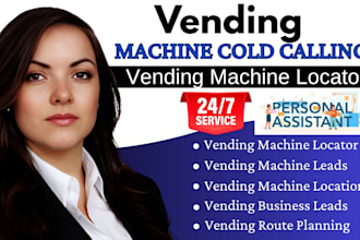 vending machine cold calls appointments setting vending machine locator