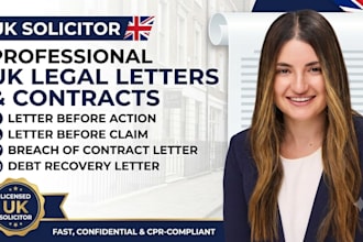 draft a cpr complaint UK letter before claim as a UK solicitor