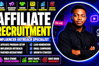 recruit affiliate recruitment to grow your affiliate program influencer outreach