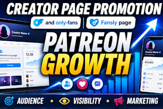 promote patreon creator pages with targeted audience marketing