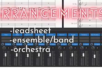 arrange music for your ensemble or orchestra